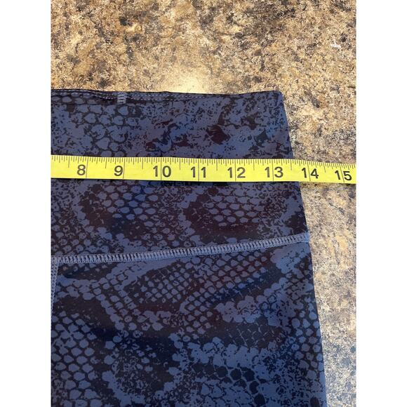 Anthropologie x AllFenix Navy Blue Snake 7/8 Leggings Medium - Picture 8 of 9